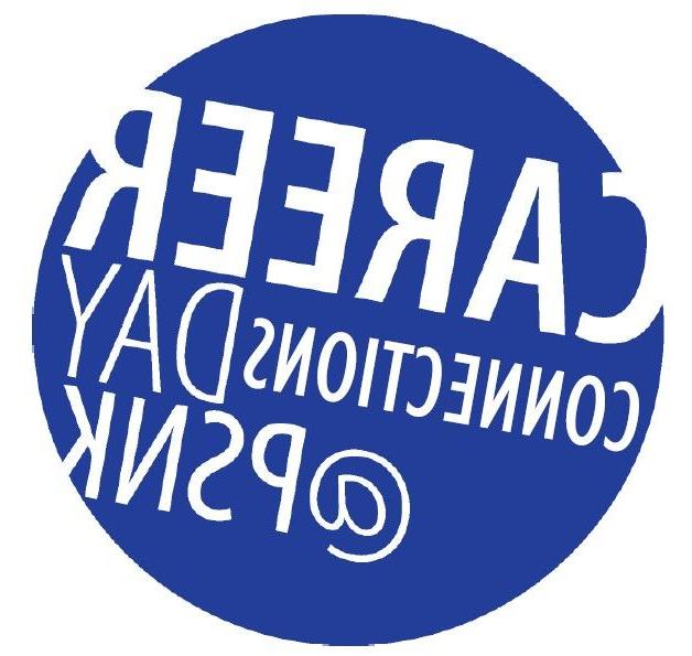 PSNK职业联系日的标志.  标志是一个紫色的圆圈与白色字体.